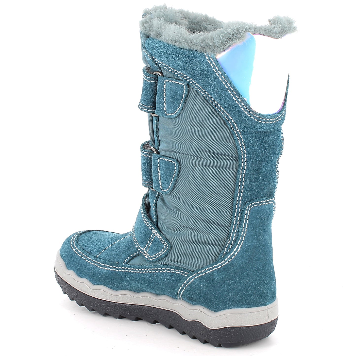 Robuste Primigi FROZEN GORE-TEX Stiefel in Petrolfarbe, geeignet für aktives Spielen bei Schnee und Regen