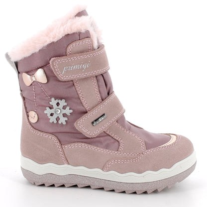 Primigi GORE-TEX Stiefel FROZEN 88837-11 in rosa mit Schneeflocken für winterlichen Schutz