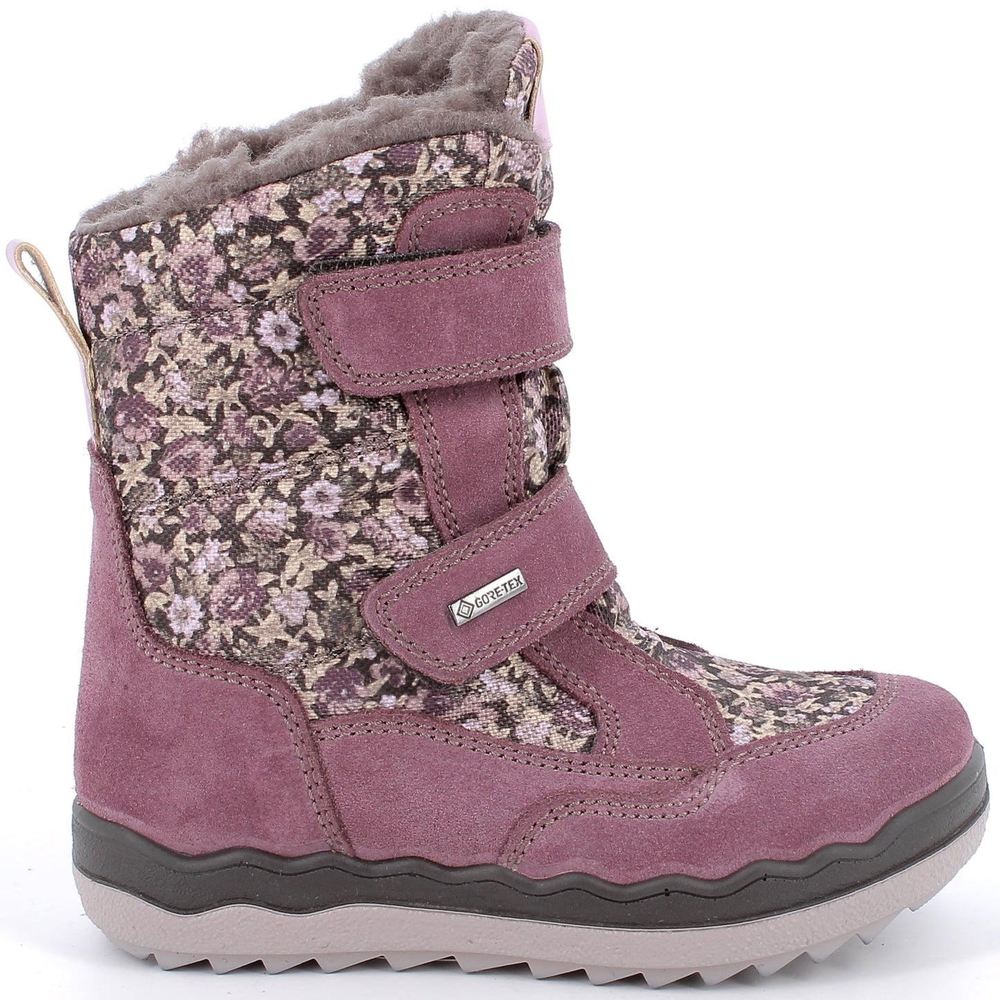 Bunte PRIMIGI FROZEN GORE-TEX Stiefel mit Blümchen-Design, ideal für kalte Tage und Schnee