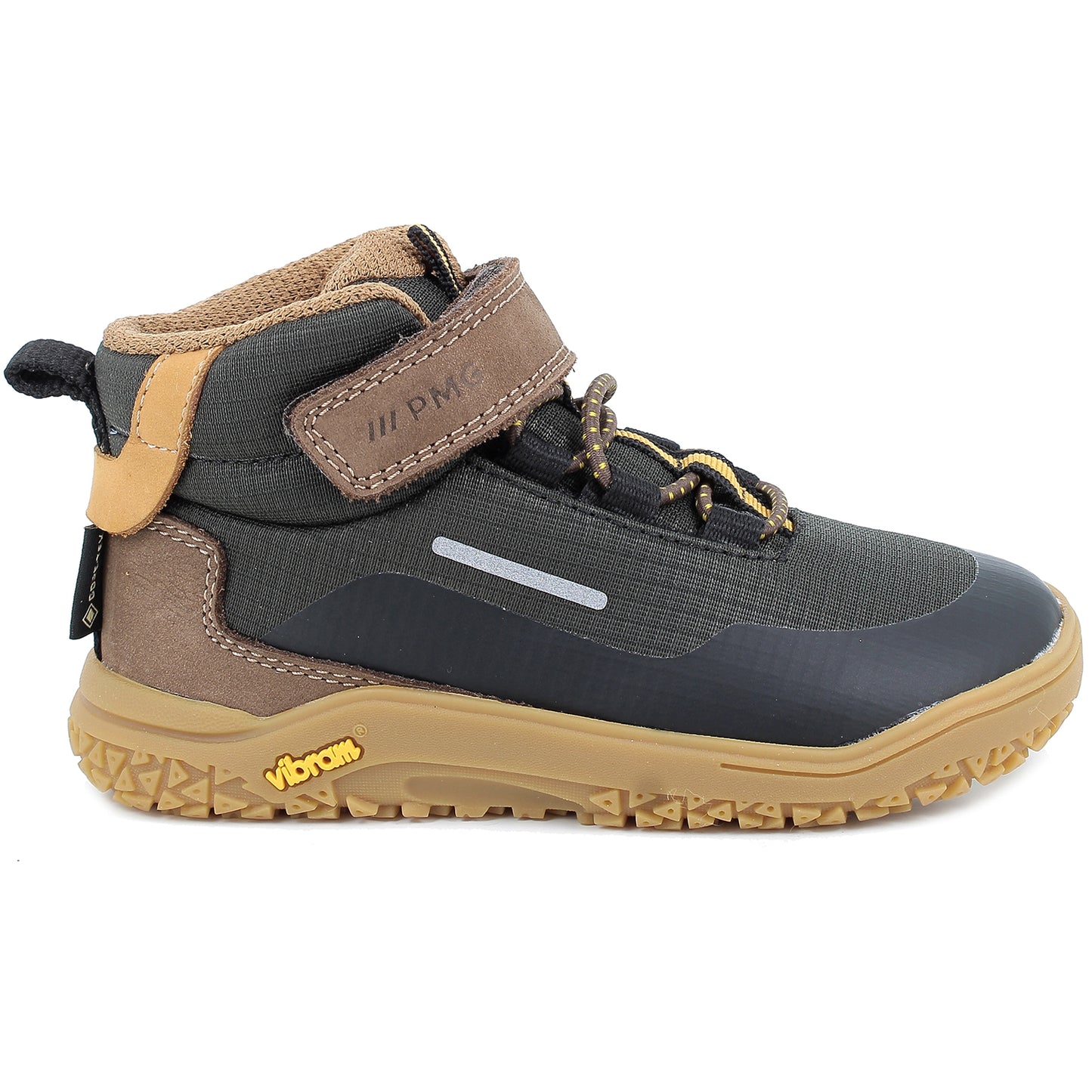 Primigi GORE-TEX Knöchelschuh GRANDER in Oliv und Braun mit wasserdichter Membran