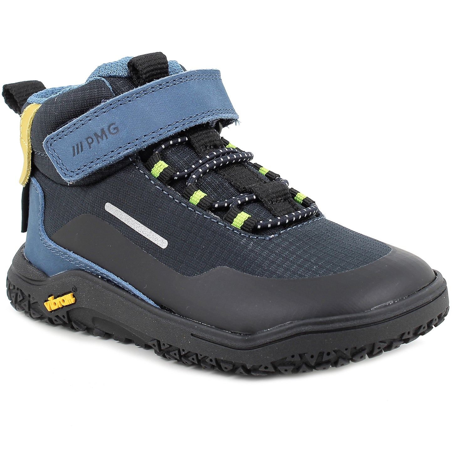 Der navyblaue Primigi Knöchelschuh Grander 89163-33 aus GORE-TEX mit robustem Design und bequemer Passform