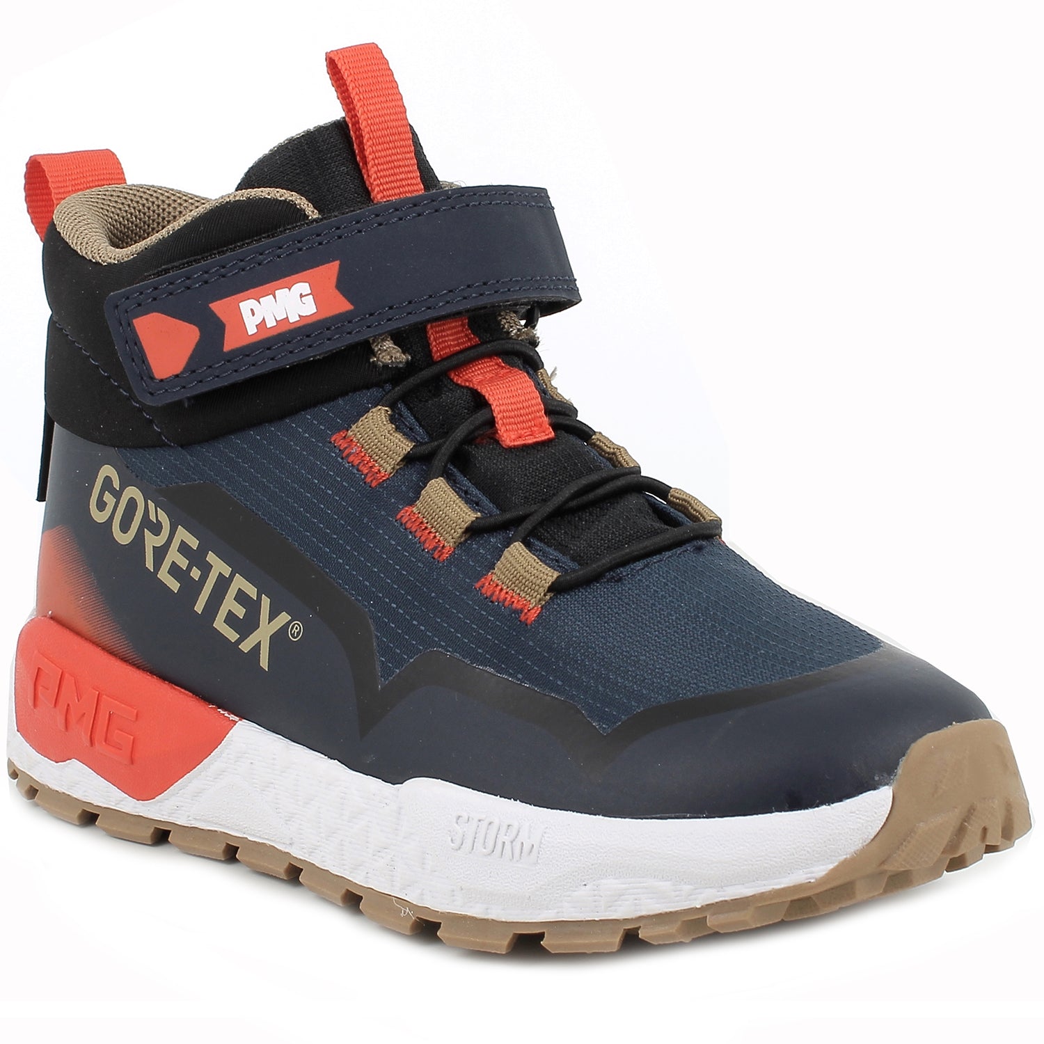 Robuste PRIMIGI Storm GTX Knöchelschuhe aus Glattleder und Funktionstextil für aktive Jungen