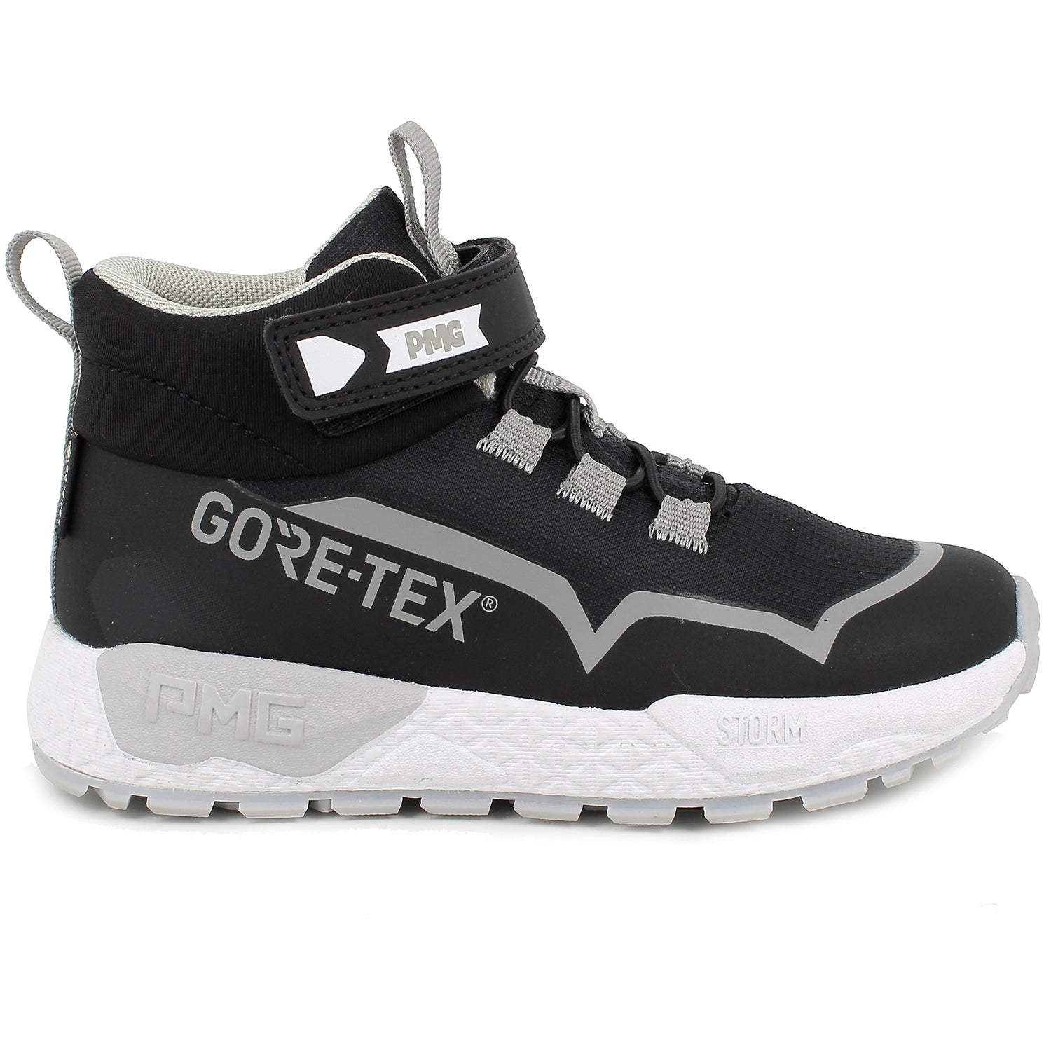 PRIMIGI GORE-TEX Knöchelschuh STORM 89166-55 in schwarz und weiß mit wasserdichter GORE-TEX-Technologie für optimalen Schutz