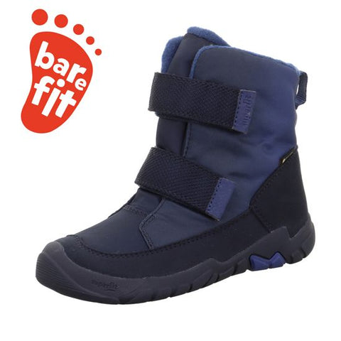 Dunkelblaue SUPERFIT Barfußschuhe TRACE 6041/800 für Kinder, flexible Sohle, atmungsaktives Material und bequemer Sitz