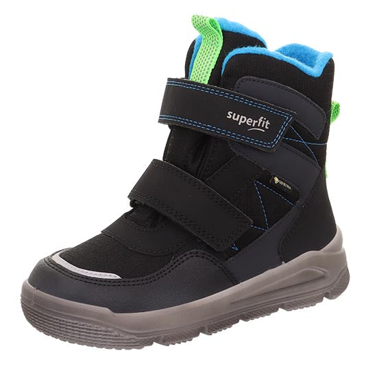 SUPERFIT GORE-TEX Stiefel MARS 9072/00 in schwarz, blau und grün mit wasserdichter GORE-TEX-Membran und robustem Schuhdesign