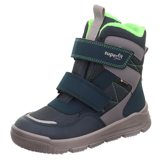 SUPERFIT GORE-TEX Stiefel MARS 9072/70 in Blau mit Neongrün für wasserdichten Schutz