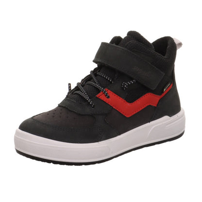 SUPERFIT GORE TEX Knöchelschuh MAVERICK 103-00 in Schwarz und Rot mit wasserdichter GORE TEX Membran