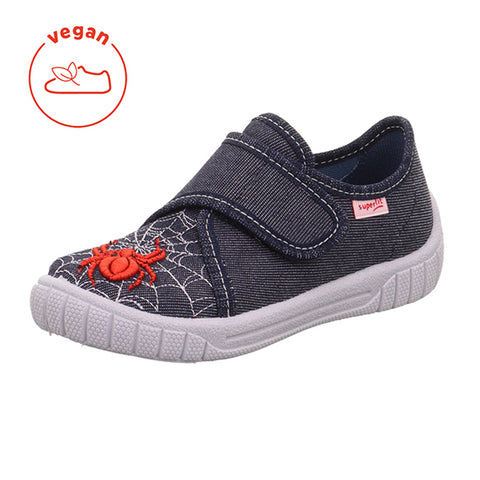 Zapatillas SUPERFIT BILL 271-81 - denim oscuro - rojo - araña