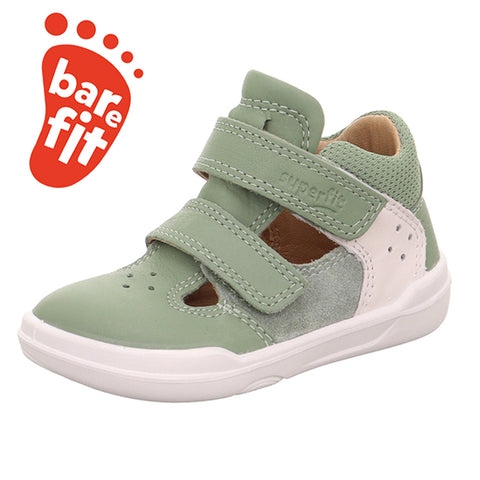 SUPERFIT Barfuß Halbsandale SUPERFREE 547-750 - grün / offwhite