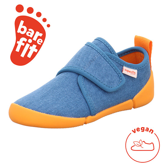 SUPERFIT Barfuß Hausschuh VENTI 6700-802 - blau / orange