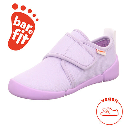 SUPERFIT Barfuß Hausschuh VENTI 6700-851 - lila / Glitzer