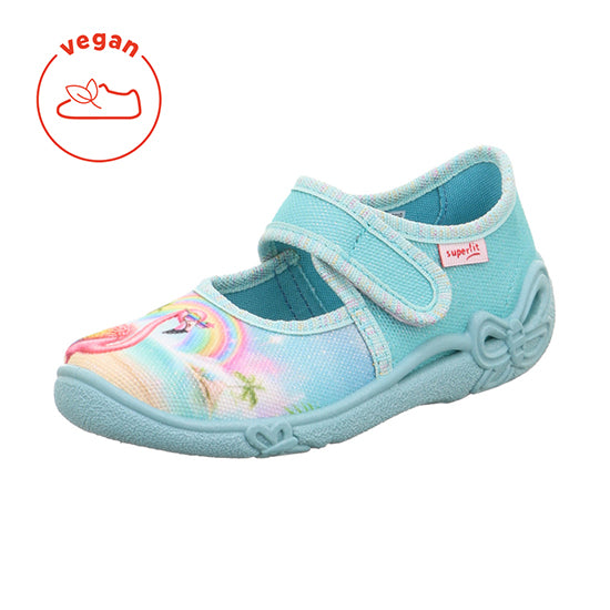 SUPERFIT Hausschuh BELINDA 288-841 - türkis / Flamingo