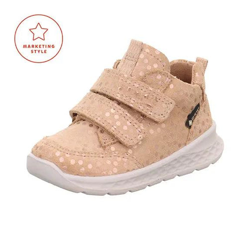 SUPERFIT Schuhe Halbschuh Modell Breeze 369-401 - beige Glitzer