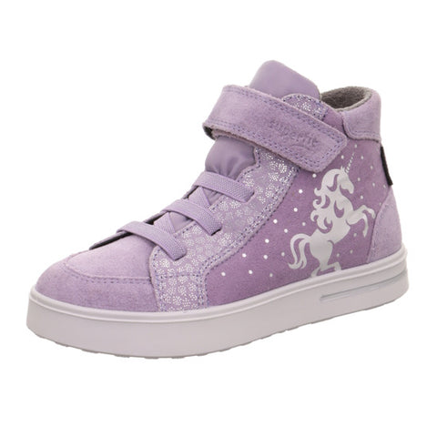 SUPERFIT SYMPA-TEX Knöchelschuh  STELLA 811-851 - lila / silber / Einhorn