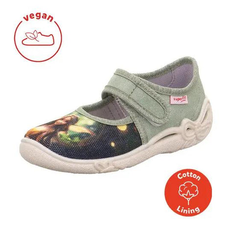 SUPERFIT Hausschuh BELINDA 288-703 - khaki / Elfe
