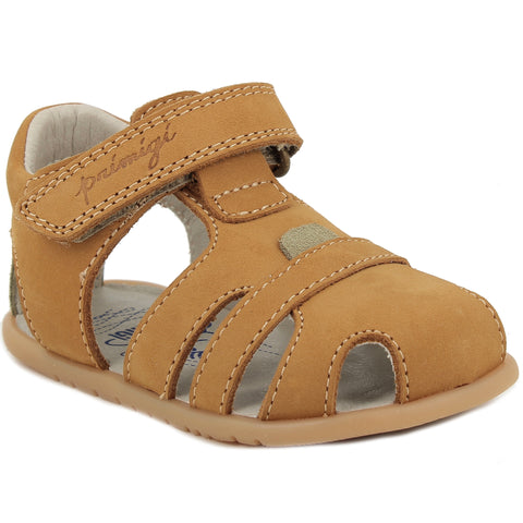 PRIMIGI Barfußschuh Halbsandale 414022 - cognac / salbei