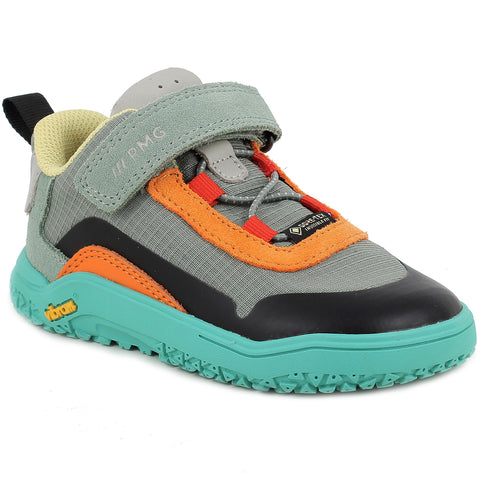PRIMIGI GORE-TEX Barfuß Halbschuh GRANDER 14200-22 - salbei / türkis / schwarz / orange