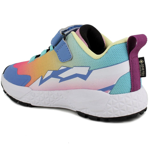 Seitenansicht des PRIMIGI GORE-TEX Schuhs Storm 14310-77, mehrfarbiges Obermaterial, Klettverschluss