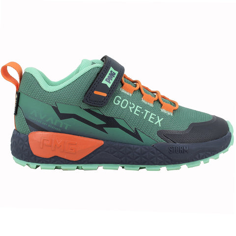 PRIMIGI GORE-TEX Halbschuh STORM 14310-88 - petrol / navy / orange