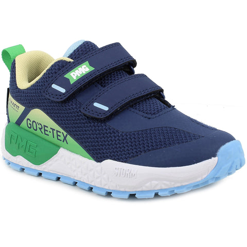 PRIMIGI GORE-TEX Halbschuh STORM 14311-33 - blau / grün by PRIMIGI