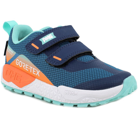 PRIMIGI GORE-TEX Halbschuh STORM 14311-55 - petrol / orange / türkis by PRIMIGI