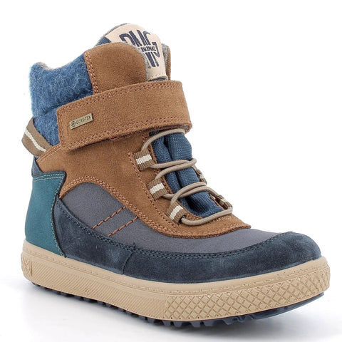 PRIMIGI GORE-TEX Knöchelschuh BARTH 23865-00 - braun / grau / türkis