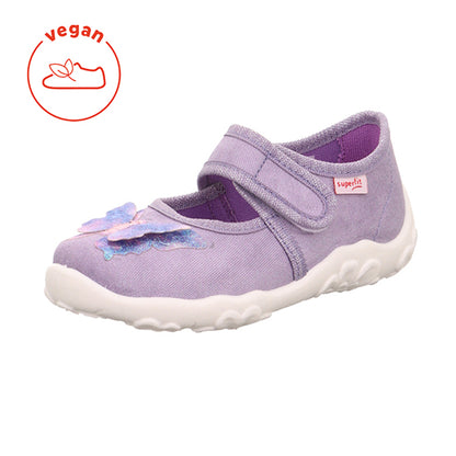 SUPERFIT Hausschuh BONNY 280-853 - lila / Schmetterling / Glitzer