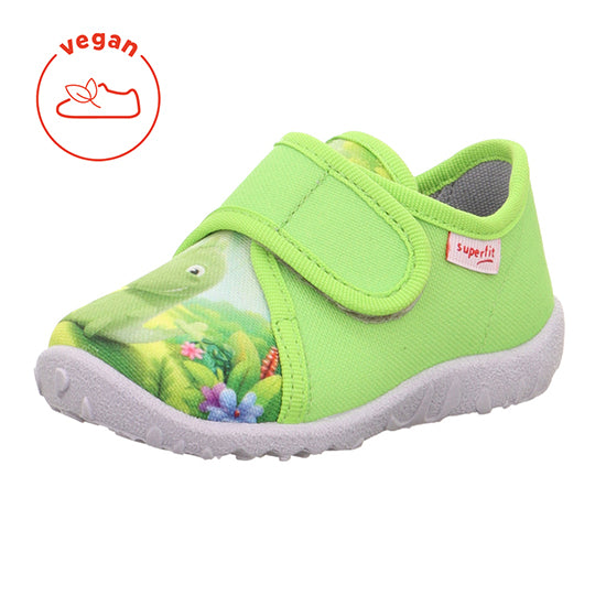 SUPERFIT Hausschuh SPOTTY 9254-751 - apfelgrün / Dino