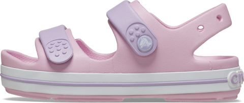 Close-up of CROCS CROCBAND™ CRUISER SANDALE 209423-84I sandal showing the adjustable strap and cushioned footbed