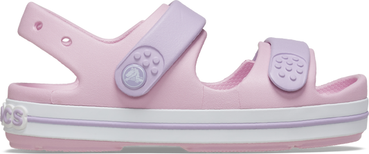 CROCS CROCBAND™ CRUISER SANDALE 209424-84I in pink and lavender colors, perfect for casual and comfortable summer wear
