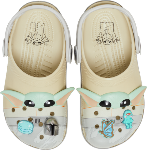 Comfortable and adorable slip-on shoes for kids featuring Baby Yoda