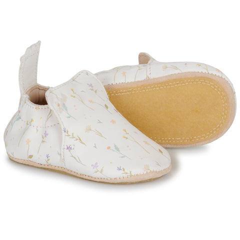 EASY PEASY PreWalker MY BLU ALZ31A-49 - cremé / Blümchen - stylish and comfortable prewalker shoes for babies