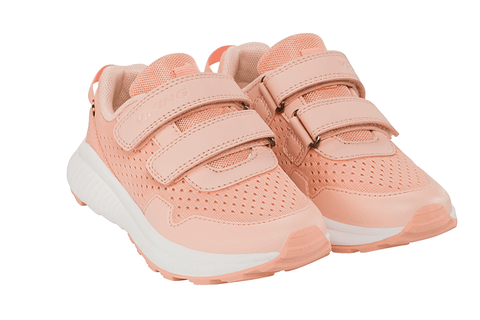 Bequemer und stylischer Halbschuh in lachs-farbenem Design