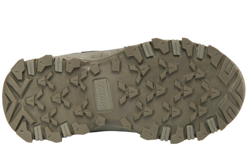 VIKING TEX Tack Mid WP 2V in Oliv mit rutschfester Sohle und atmungsaktivem Material für vielseitigen Einsatz
