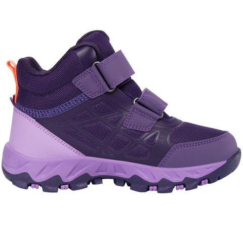 Waterproof VIKING TEX Knöchelschuh TRACK MID WP in purple and salmon