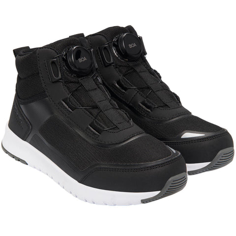 VIKING TEX Knöchelschuh AERIAL MID WP BOA - schwarz is a high-performance black ankle shoe with waterproof and BOA closure technology