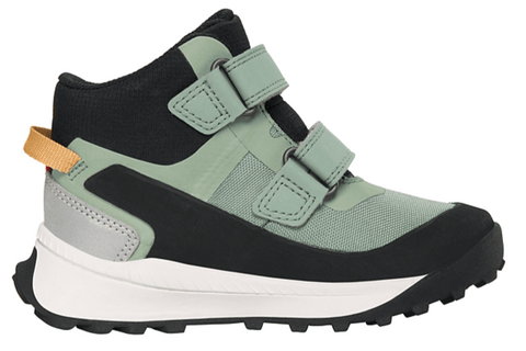 Detailaufnahme des VIKING GORE TEX Knöchelschuhs EXPOWER MID 2V, zeigt das atmungsaktive Material und die wasserabweisende Oberfläche