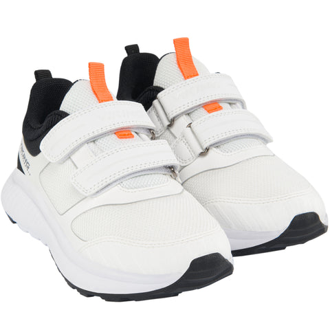 VIKING WATERSHIELD TEX Halbschuh AERY WP 2V - weiß / schwarz / orange is a high-performance waterproof shoe in white, black, and orange