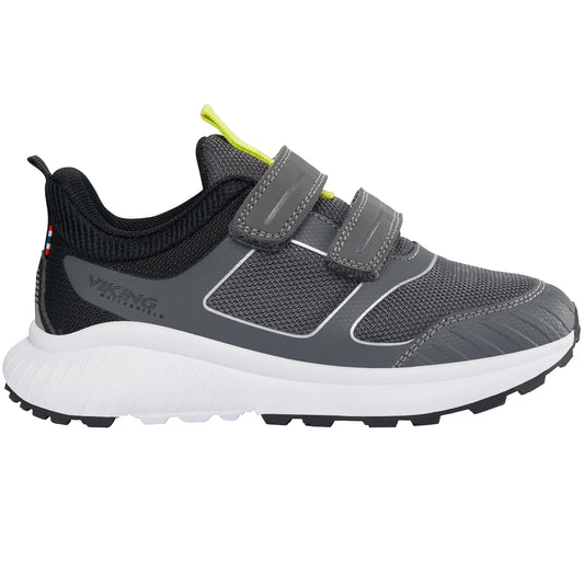 VIKING WATERSHIELD TEX Halbschuh AERY WP 2V in anthrazit, schwarz, and neongelb, perfect for outdoor activities and water resistance