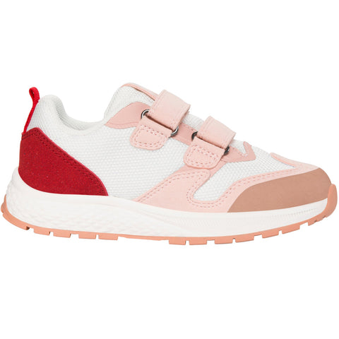 Wasserdichter und atmungsaktiver Halbschuh in Weiß, Rosa und Rot