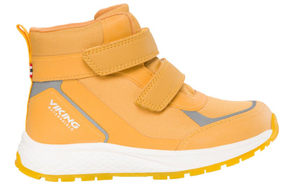 VIKING TEX Knöchelschuh EQUIP GLOW WP 2V in Curry mit gelben Akzenten