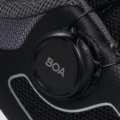 VIKING WATERSHIELD TEX Halbschuh AERO WP BOA - schwarz is a high-performance, waterproof black half-shoe with a BOA closure system