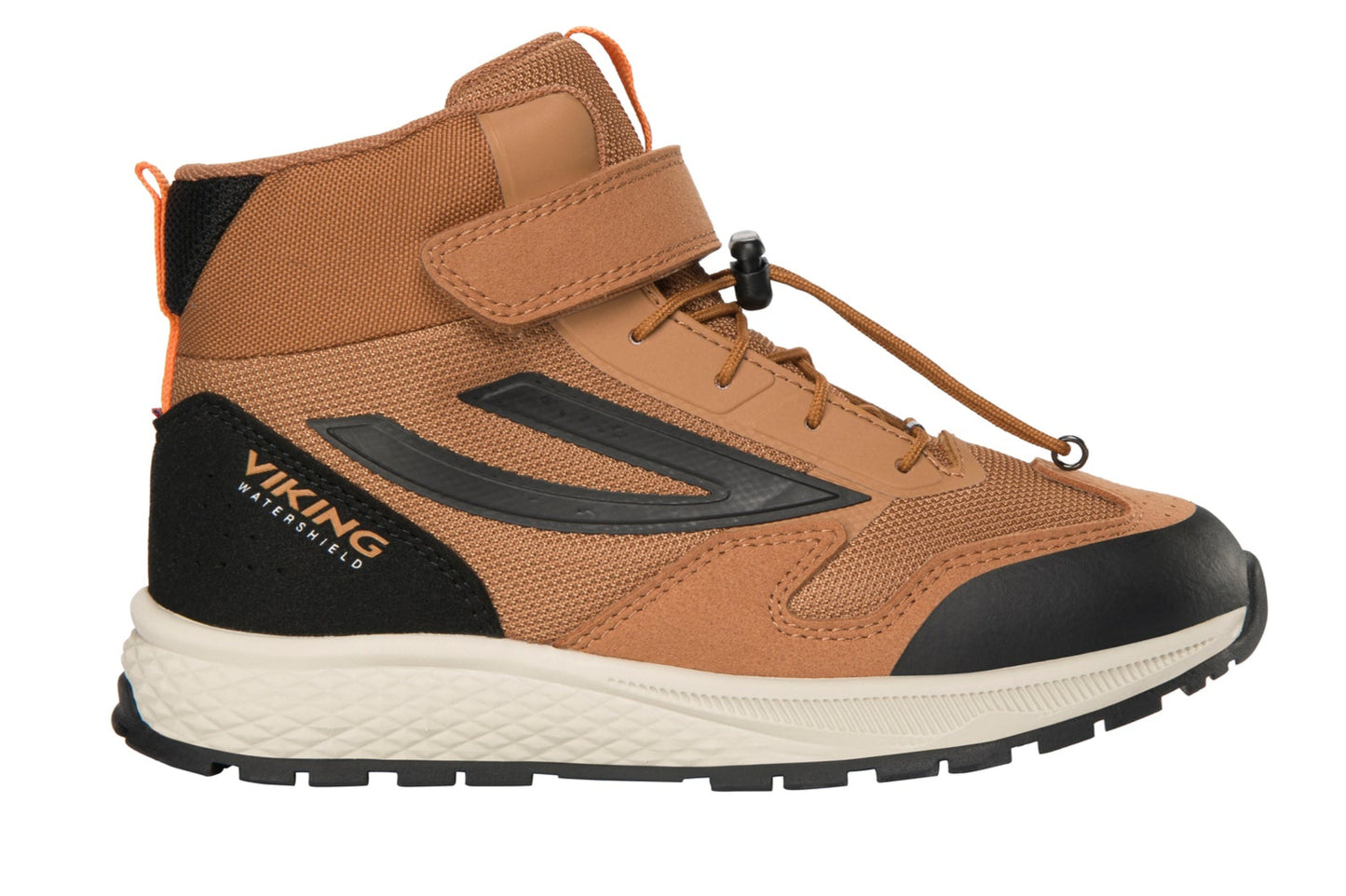 VIKING TEX Knöchelschuh Century MID 1V SL in braun und schwarz mit wasserdichter Membran