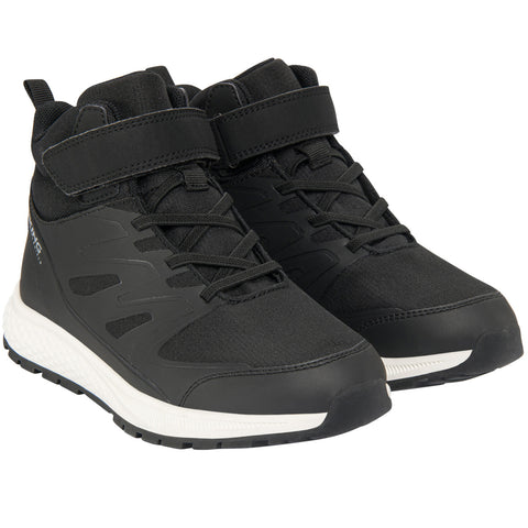 VIKING TEX Knöchelschuh EQUIP MID WP 1V - schwarz is a waterproof, mid-high black ankle shoe designed for outdoor activities