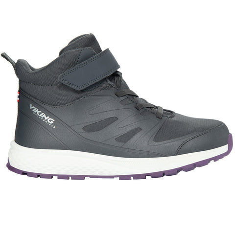 VIKING TEX Knöchelschuh EQUIP MID WP 1V - grau / lila