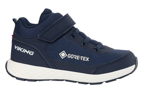 VIKING GORE-TEX Halbschuh FUN MID GTX 1V in Navy mit wasserdichter Membran