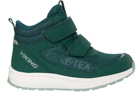VIKING TEX Knöchelschuh BOUNCY MID GTX 2V in moosgrün mit wasserdichter Gore-Tex-Membran