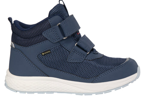 Sportliche VIKING TEX Knöchelschuhe in dunkelblau mit langlebigem Obermaterial und wasserdichter GTX-Technologie