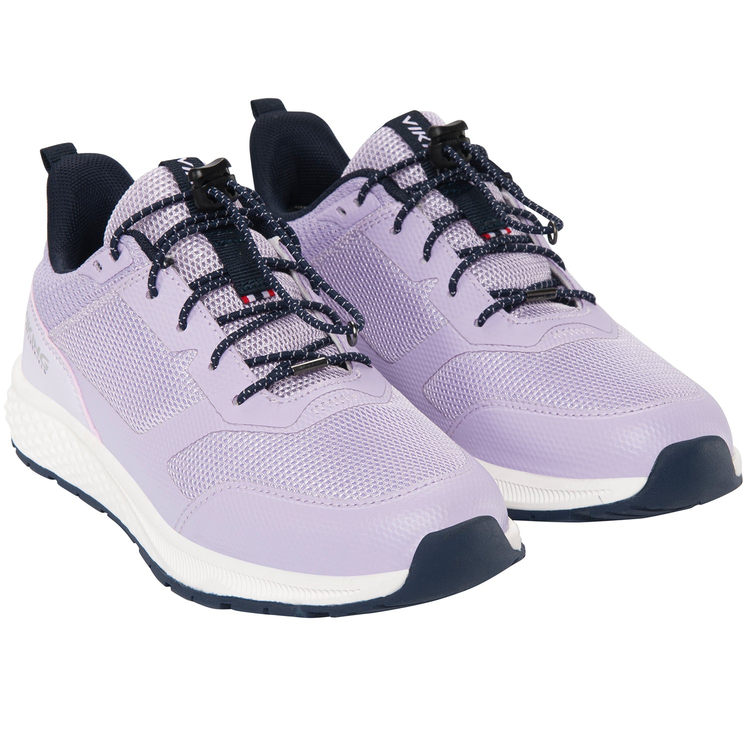 Stylishe VIKING TEX Halbschuhe in fliederfarbenem Design