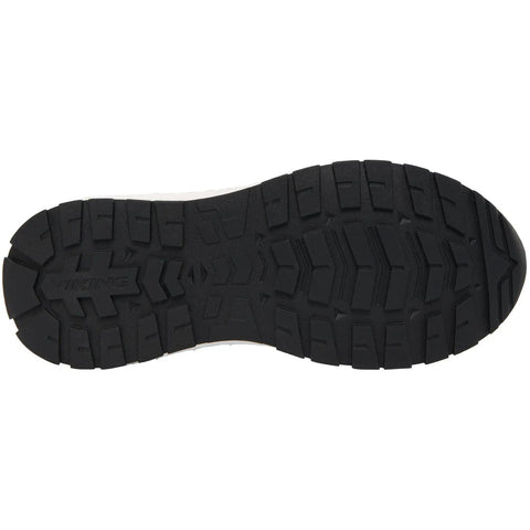 Unteransicht der schwarzen VIKING TEX Knöchelschuh EQUIP MID WP BOA-Sohle mit grobem Profil